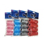 ΣΑΚΟΥΛΕΣ ΠΕΡΙΤΤΩΜΑΤΩΝ ΣΚΥΛΟΥ ΜΕ ΠΑΤΟΥΣΕΣ 4ΡΟΛΑ 4 ΧΡΩΜΑΤΑ 1192-02